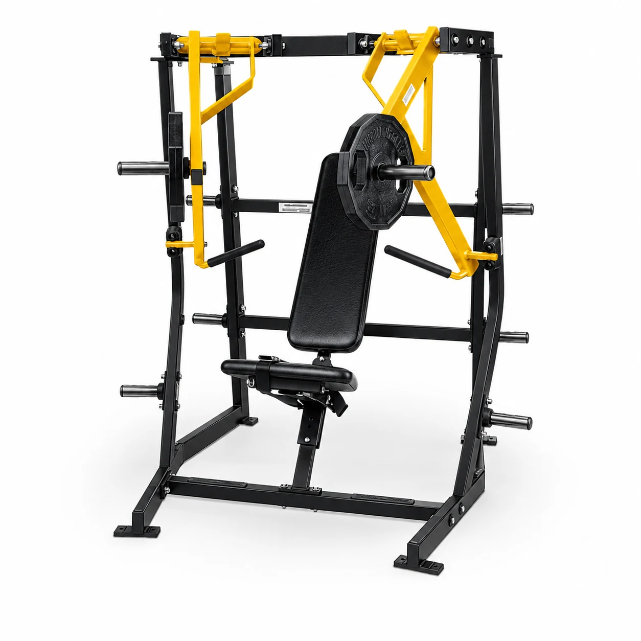 Obrađeni prikaz sprave: HAMMER STRENGTH DECLINE CHEST PRESS