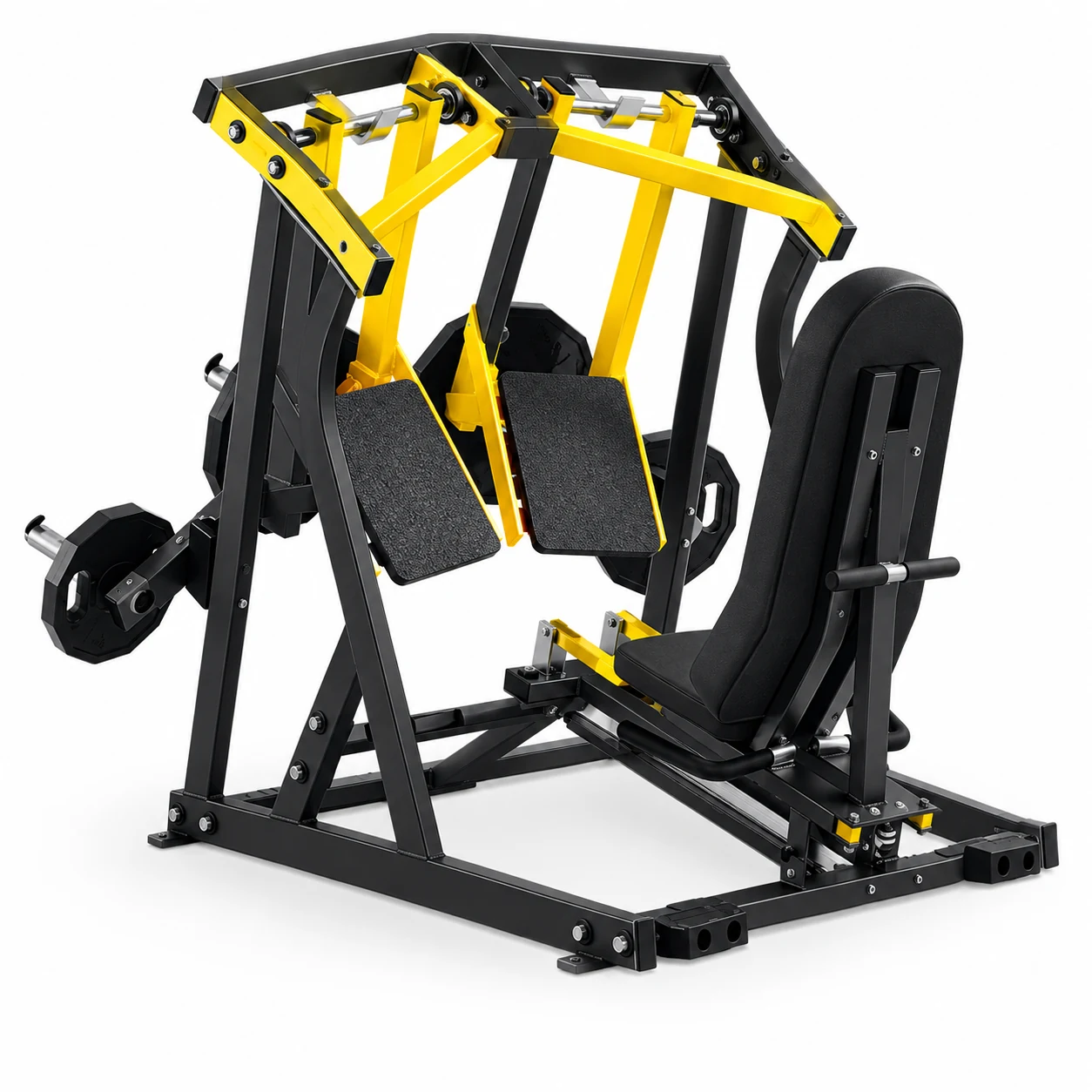 Obrađeni prikaz sprave: HAMMER STRENGTH ISO LATERAL LEG PRESS