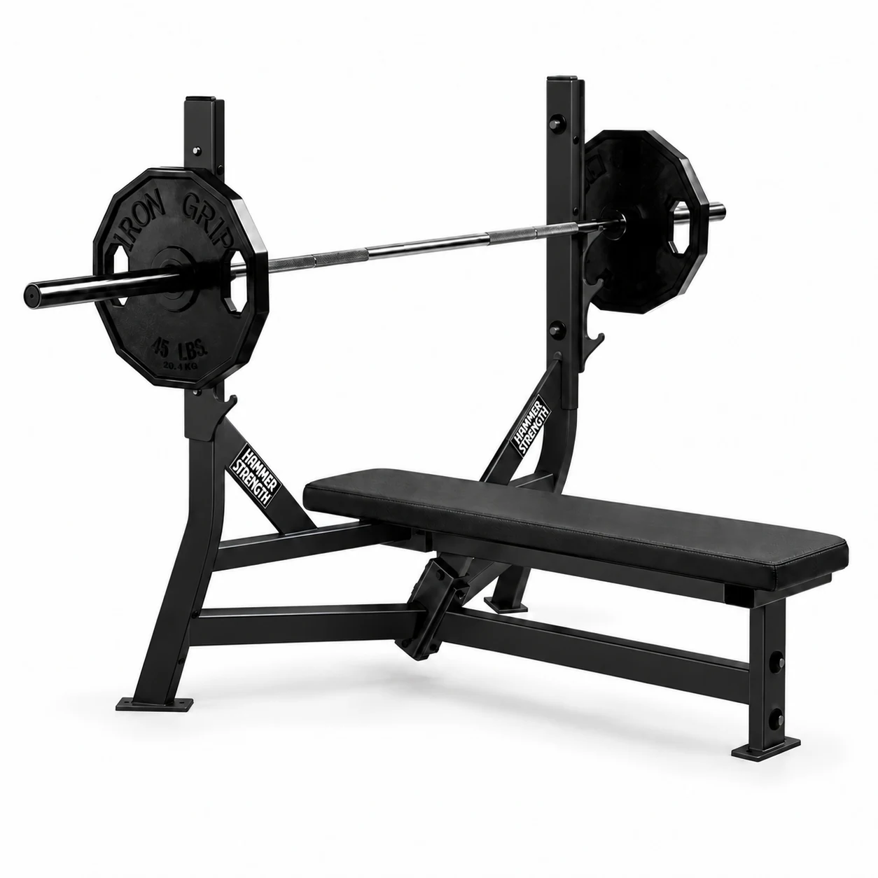 Obrađeni prikaz sprave: HAMMER STRENGTH OLYMPIC FLAT BENCH