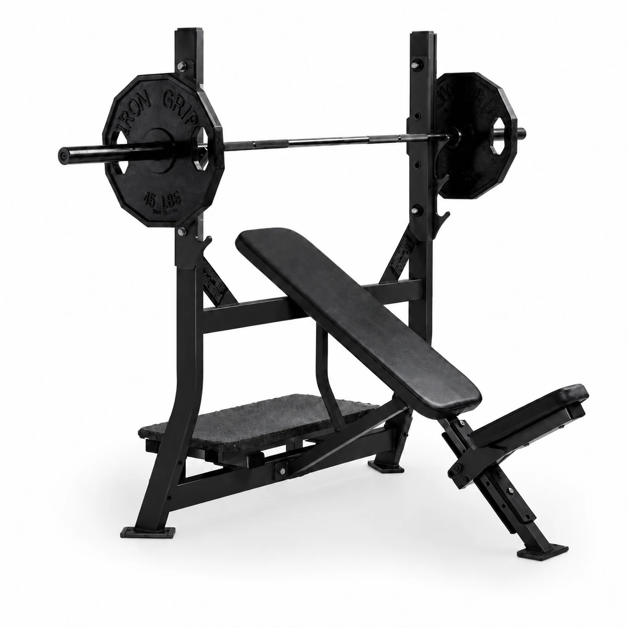 Obrađeni prikaz sprave: HAMMER STRENGTH OLYMPIC INCLINE BENCH